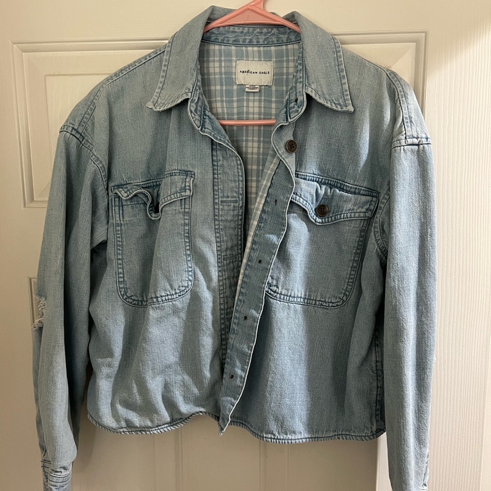 American eagle soft denim jacket